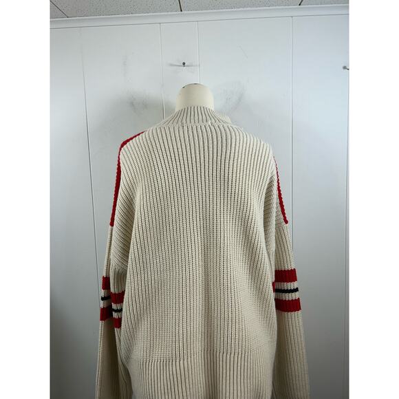 Sanctuary Speedway Sweater in Moonstone Party Red Size Large. NWOT - Picture 7 of 9